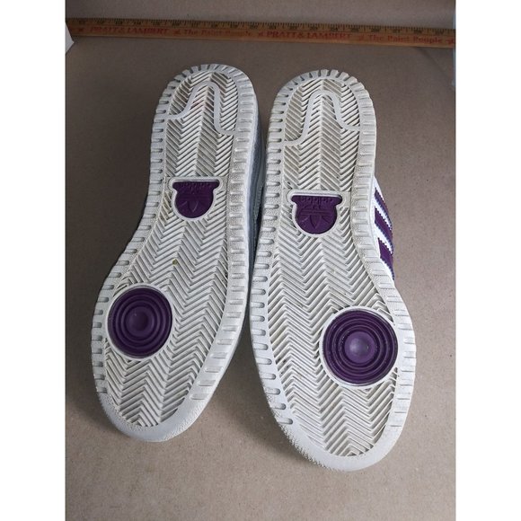 Adidas Women's Decade Low White/Purple/Green Size 7.5 - Picture 4 of 5